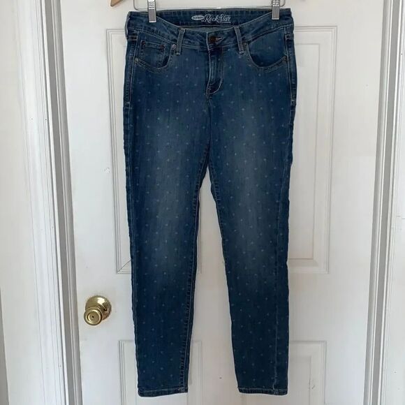 Old Navy Polka Dot Rockstar Jeans - Picture 1 of 3